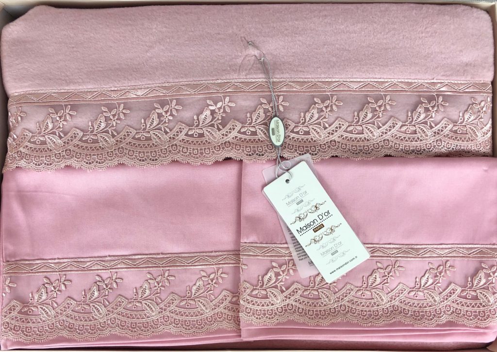 Reyna Blanket Set 180Х220 см покрывало брусника