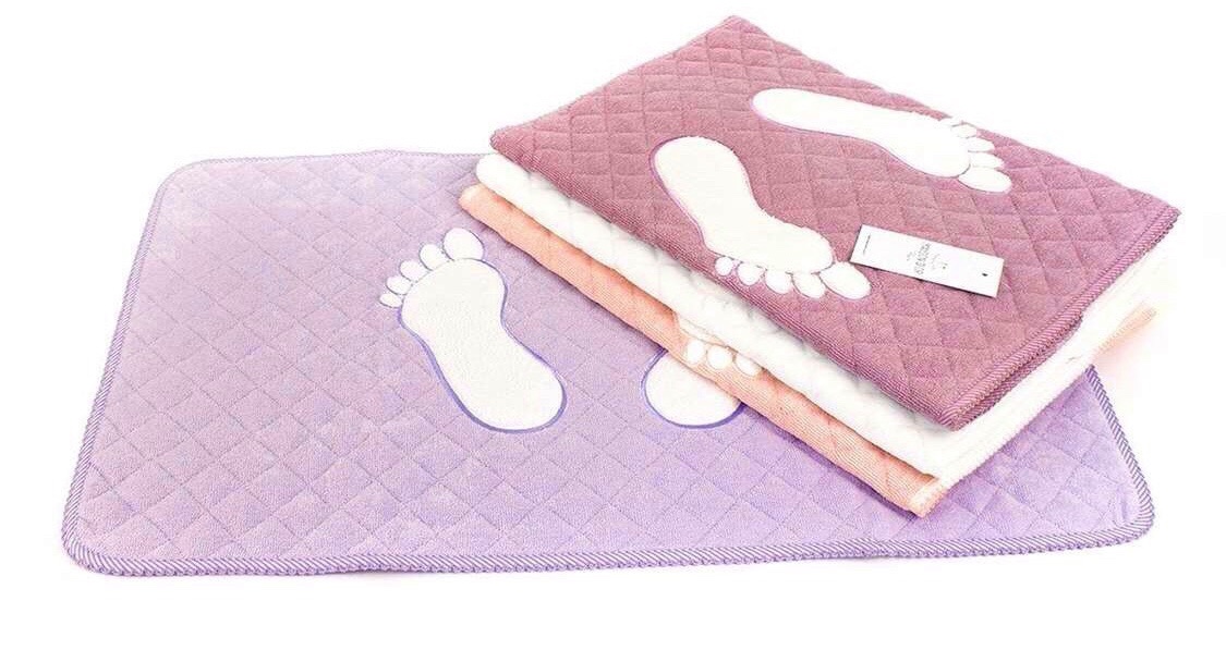 Doormat полотенце-коврик для ног фиолетовый