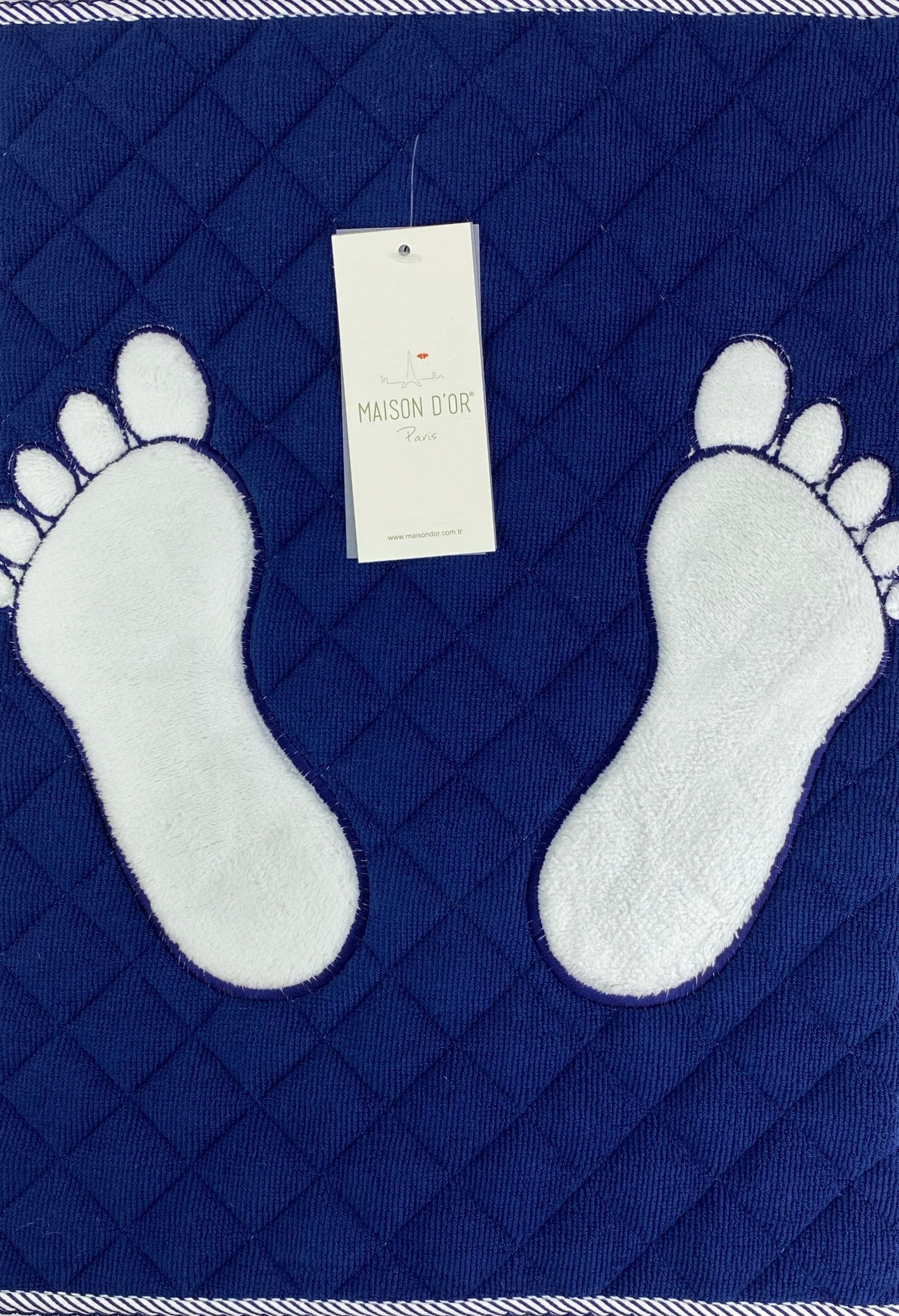 Doormat полотенце-коврик для ног синий
