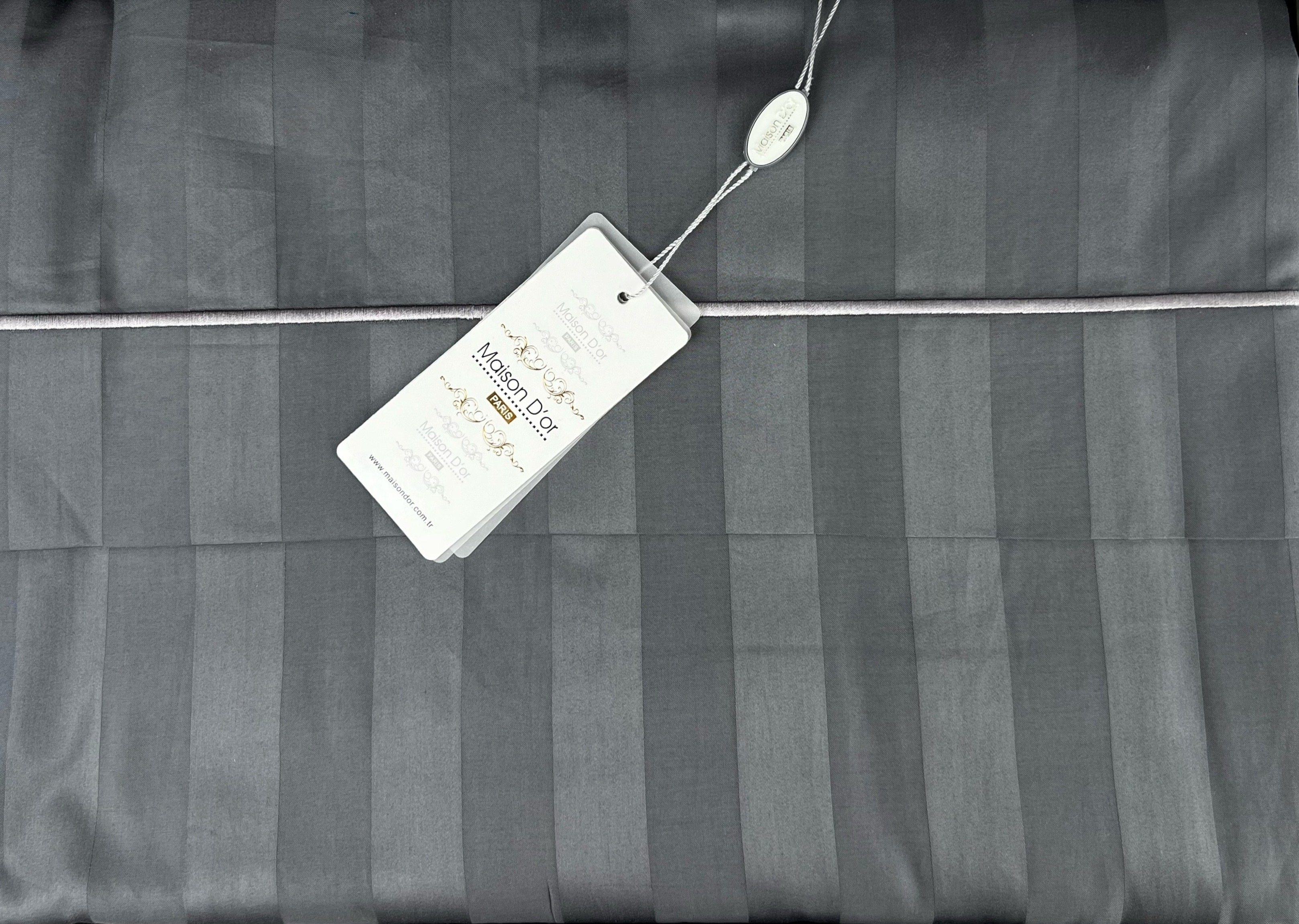 Elegance Embrodery двуспальное постельное белье серый