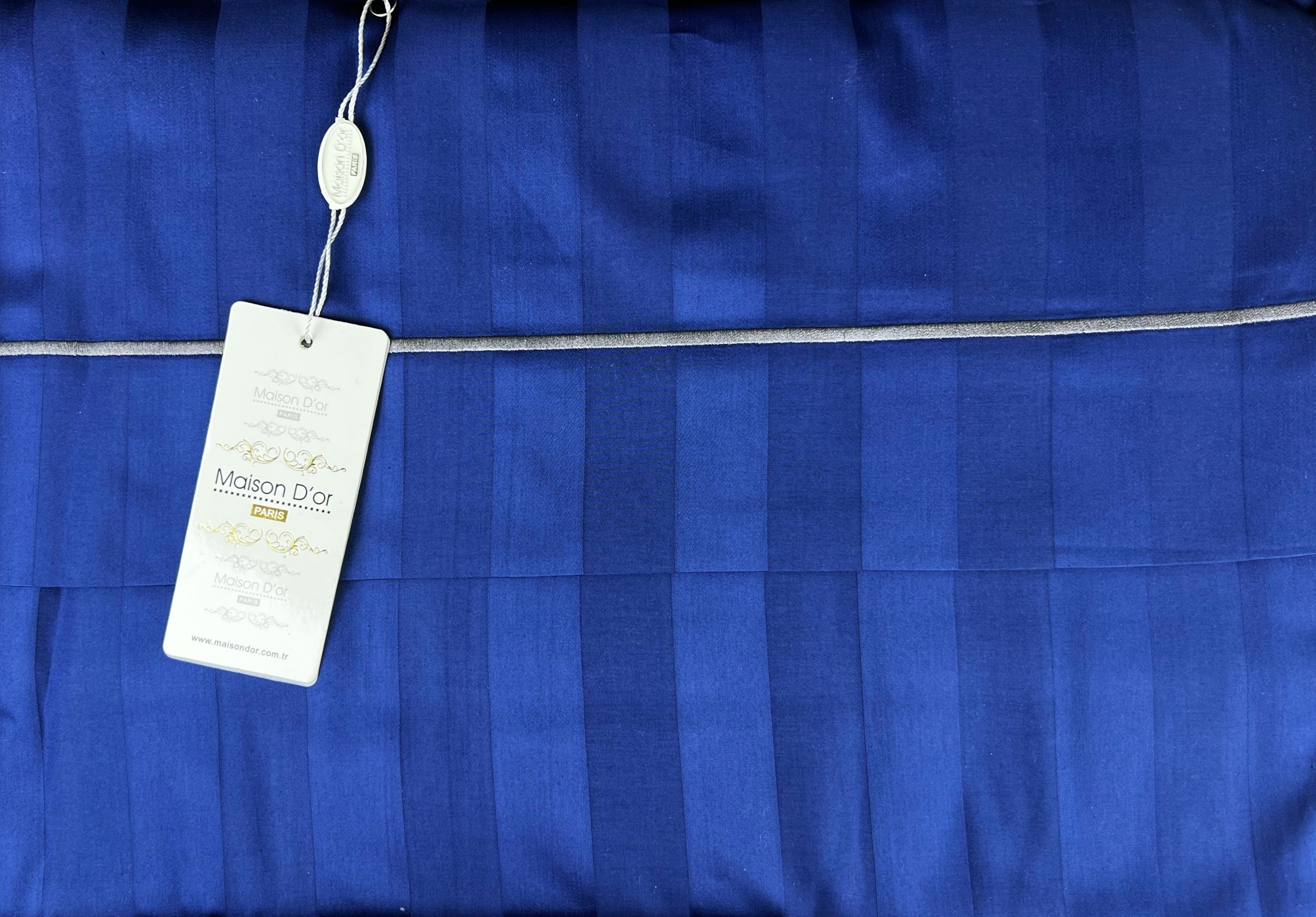 Elegance Embrodery двуспальное постельное белье синий