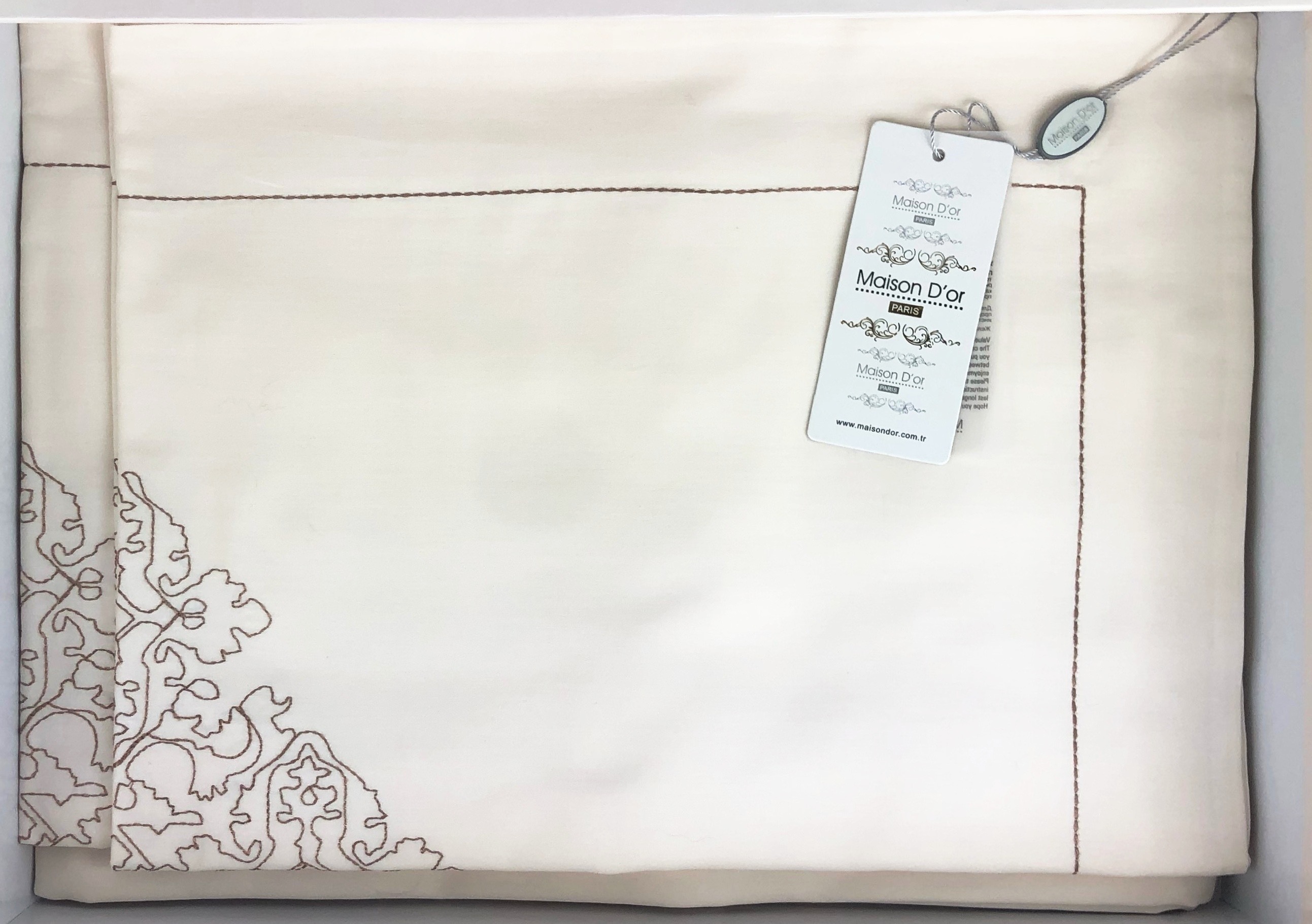 Elita Dior двуспальное постельное белье бежевый