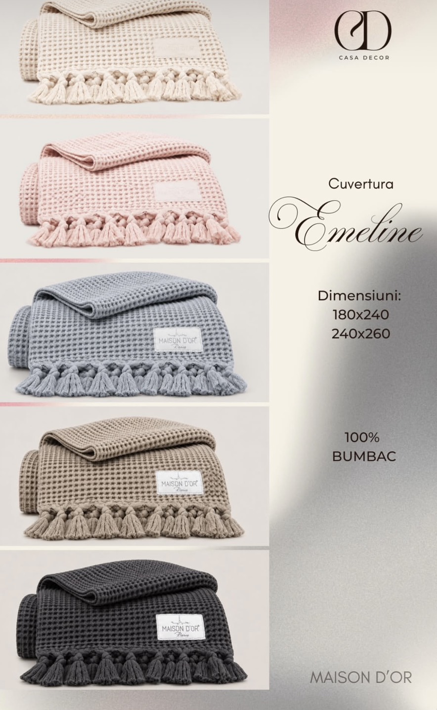 Emeline 240х260 см покрывало антрацит