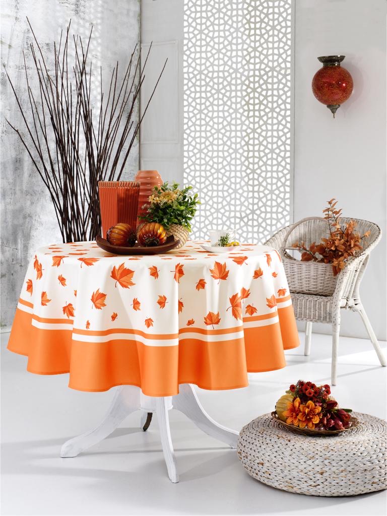 Garden Maple Leaf скатерть 160 см оранжевый