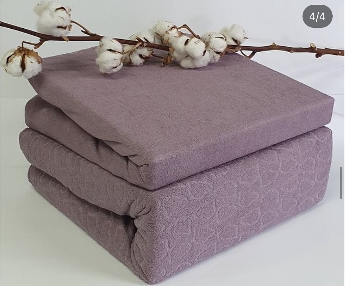 Jacquard двуспальное постельное белье фиолетовый