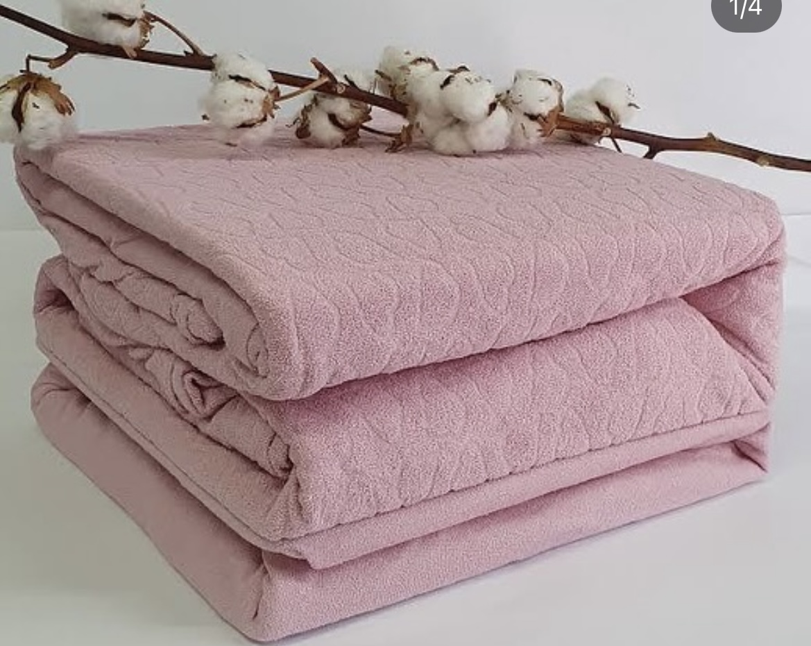 Jacquard двуспальное постельное белье розовый