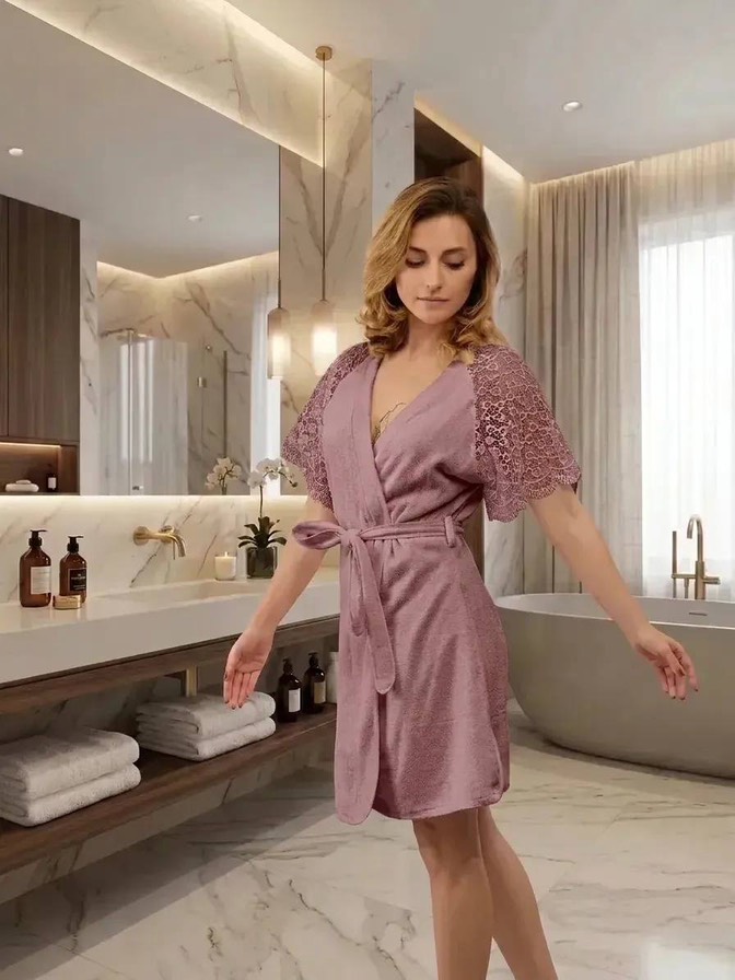 Josephine женский халат фиолетовый