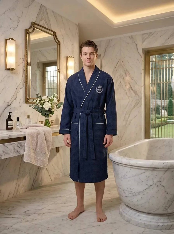 Karius халат синий