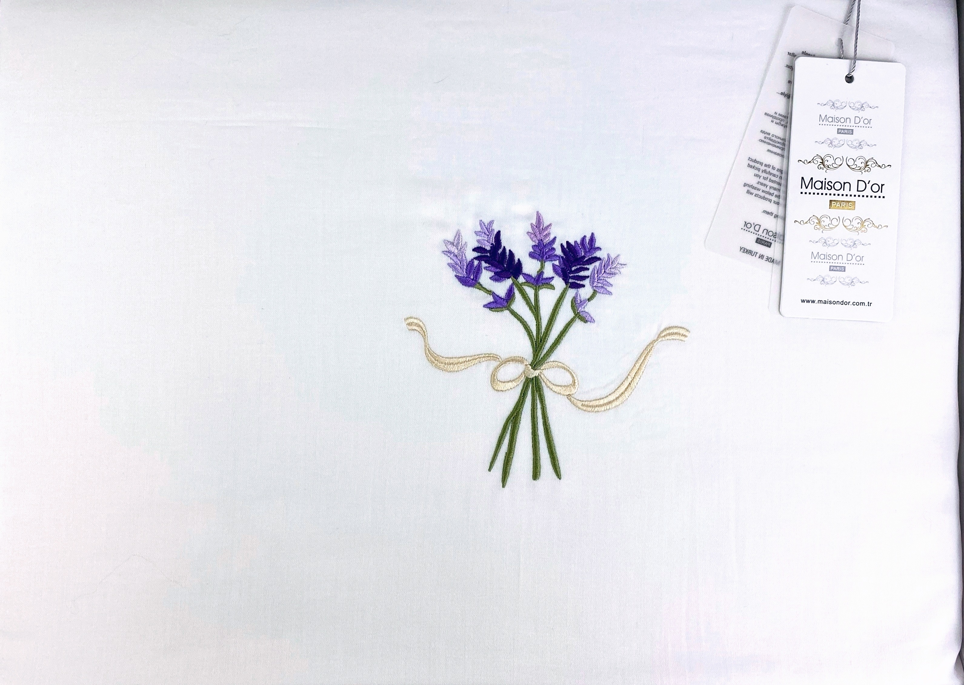Lavender Embrodery двуспальное постельное белье фиолетовый
