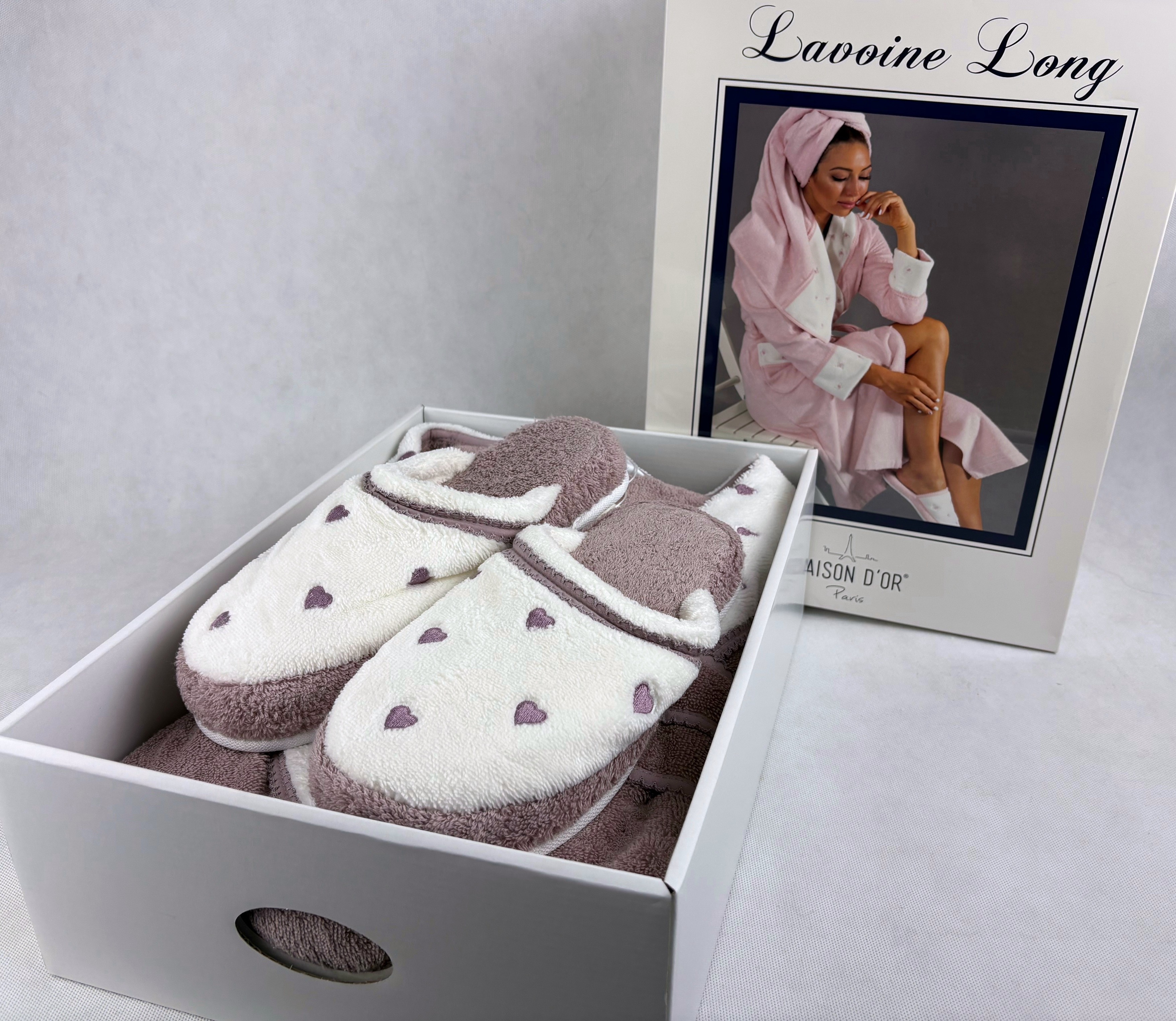 Lavoine Long женский халат фиолетовый