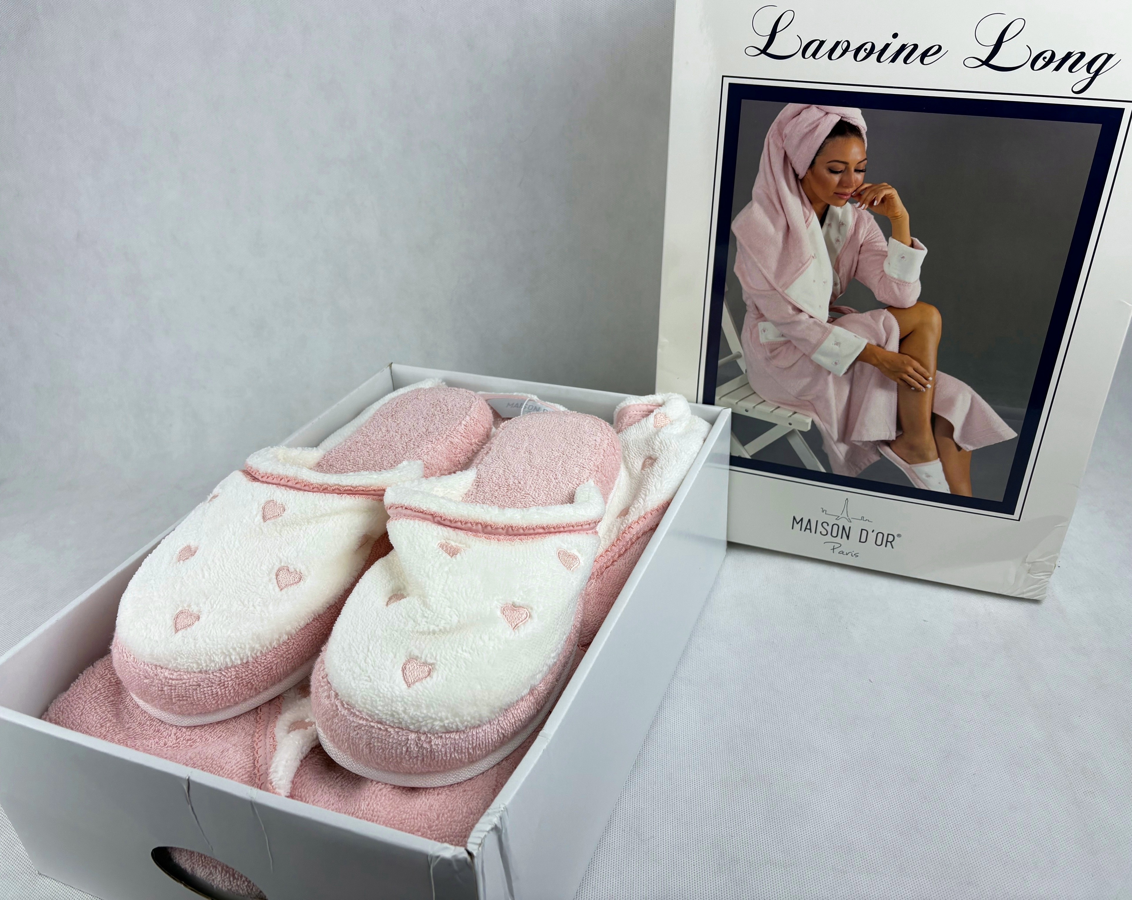 Lavoine Long женский халат розовый