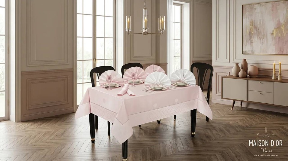 Magnole 160×270 см скатерть розовый