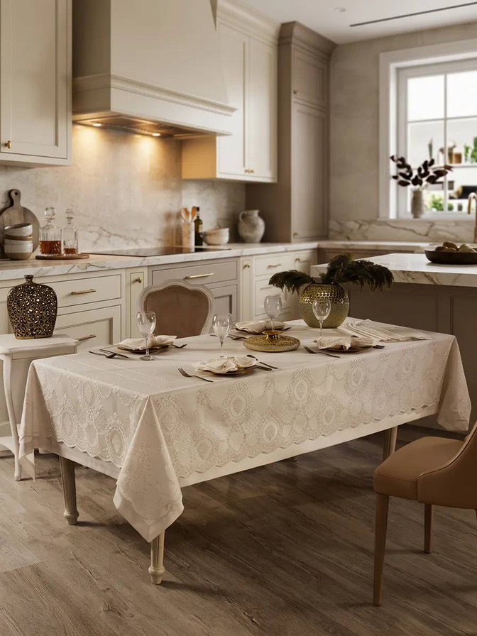Marinella 160×350 см скатерть бежевый