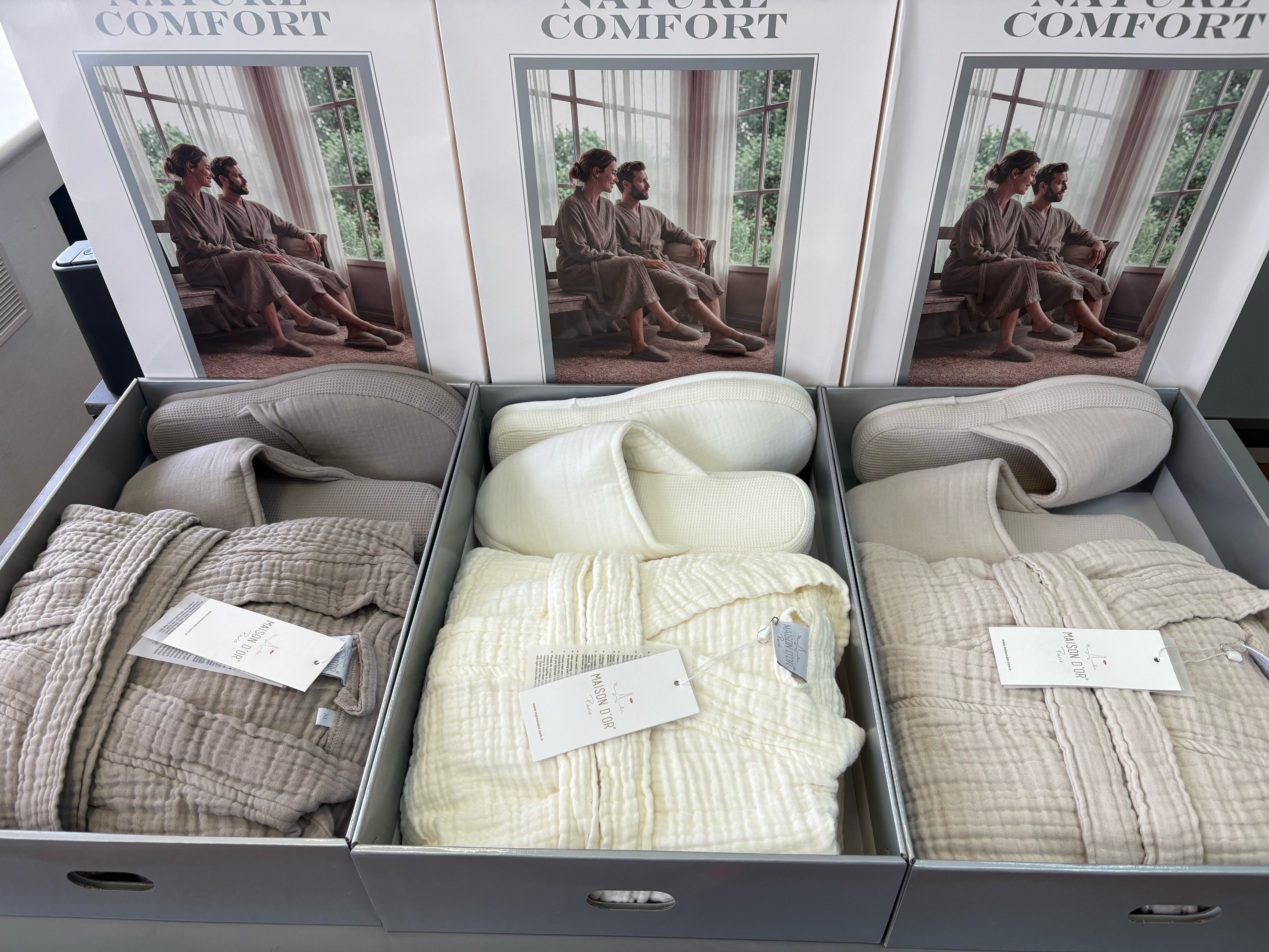 Nature Comfort халат муслиновый ванильный