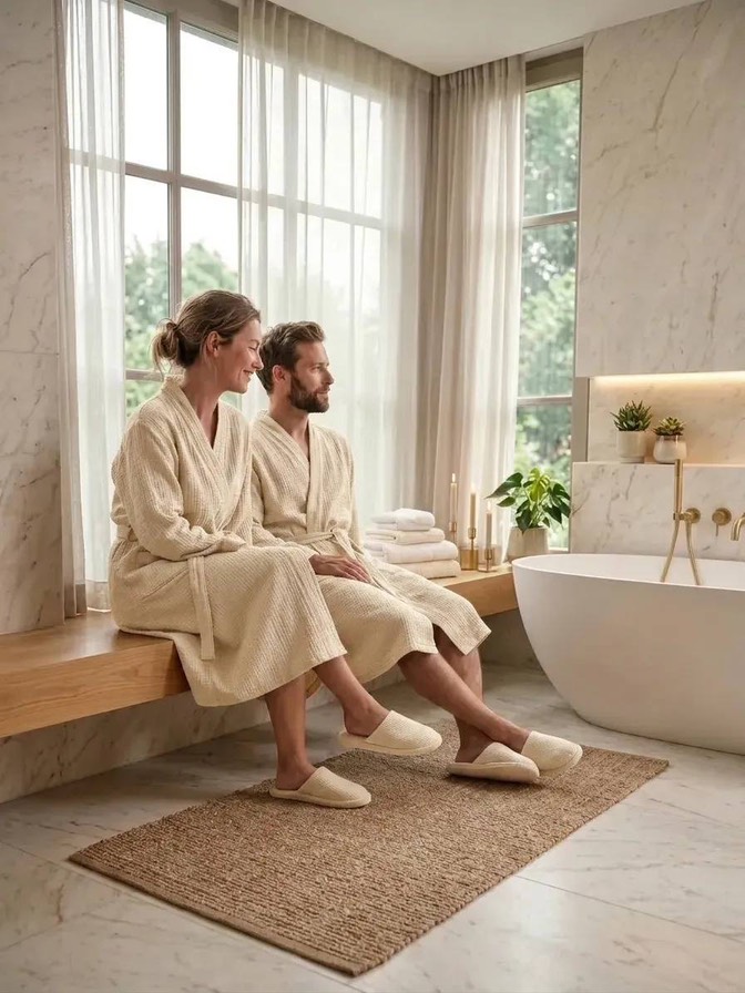 Nature Comfort халат муслиновый ванильный