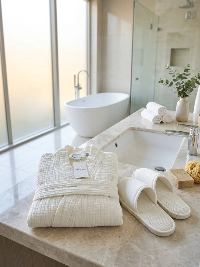 Nature Comfort халат муслиновый ванильный
