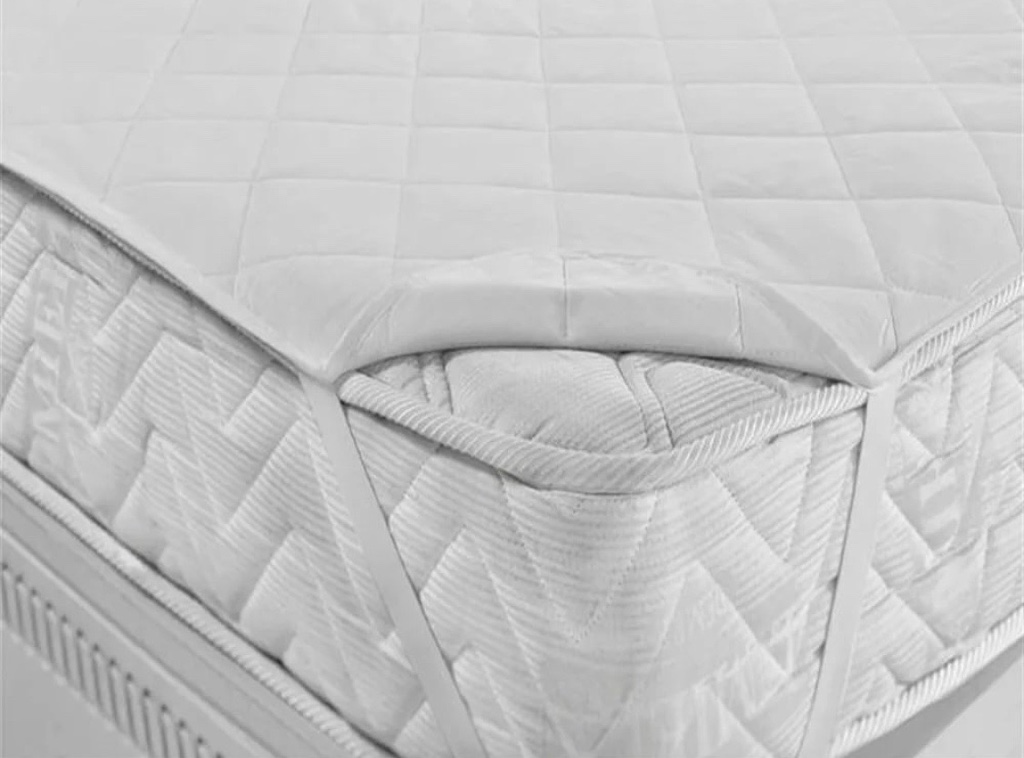 Quilted Mattres Cover 100×200 см наматрасник белый