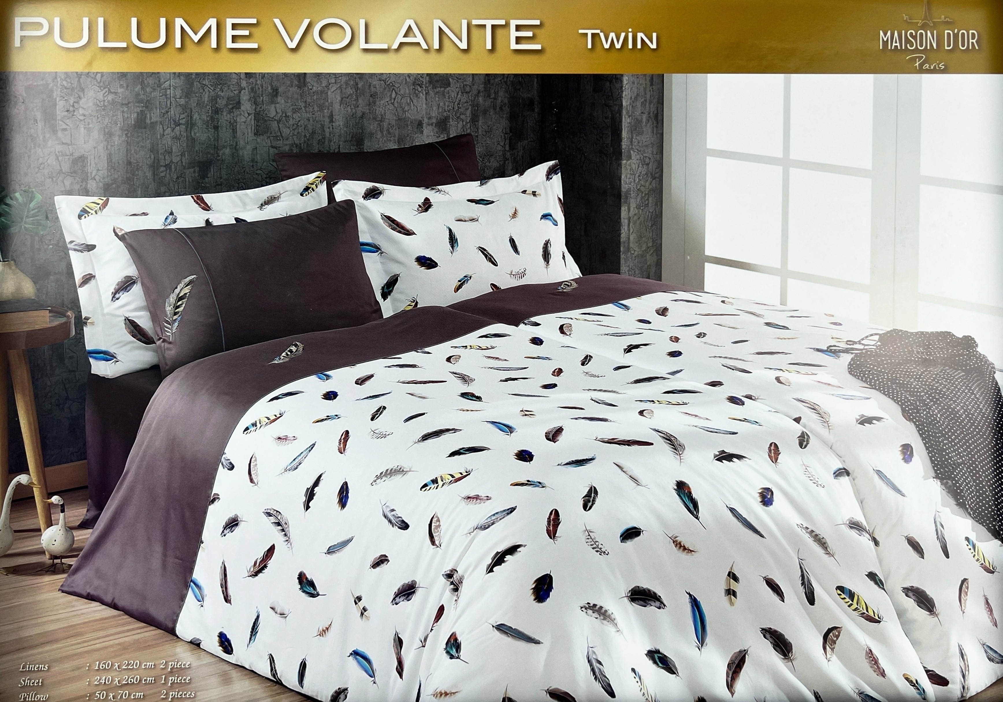 Pulume Volante Twin постельное белье фиолетовый
