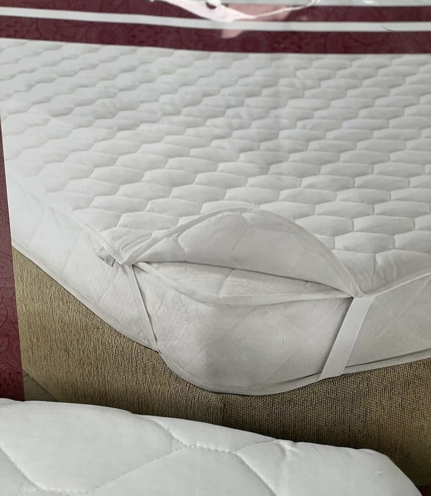 Quilted Mattres Cover 160×200 см наматрасник белый