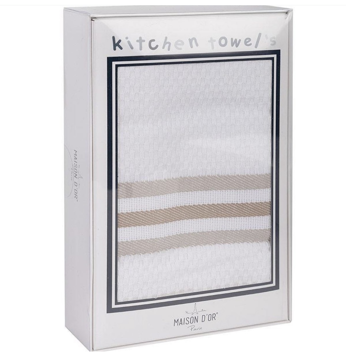 Kitchen Ramazan 45×70 см кухонные полотенца ванильный