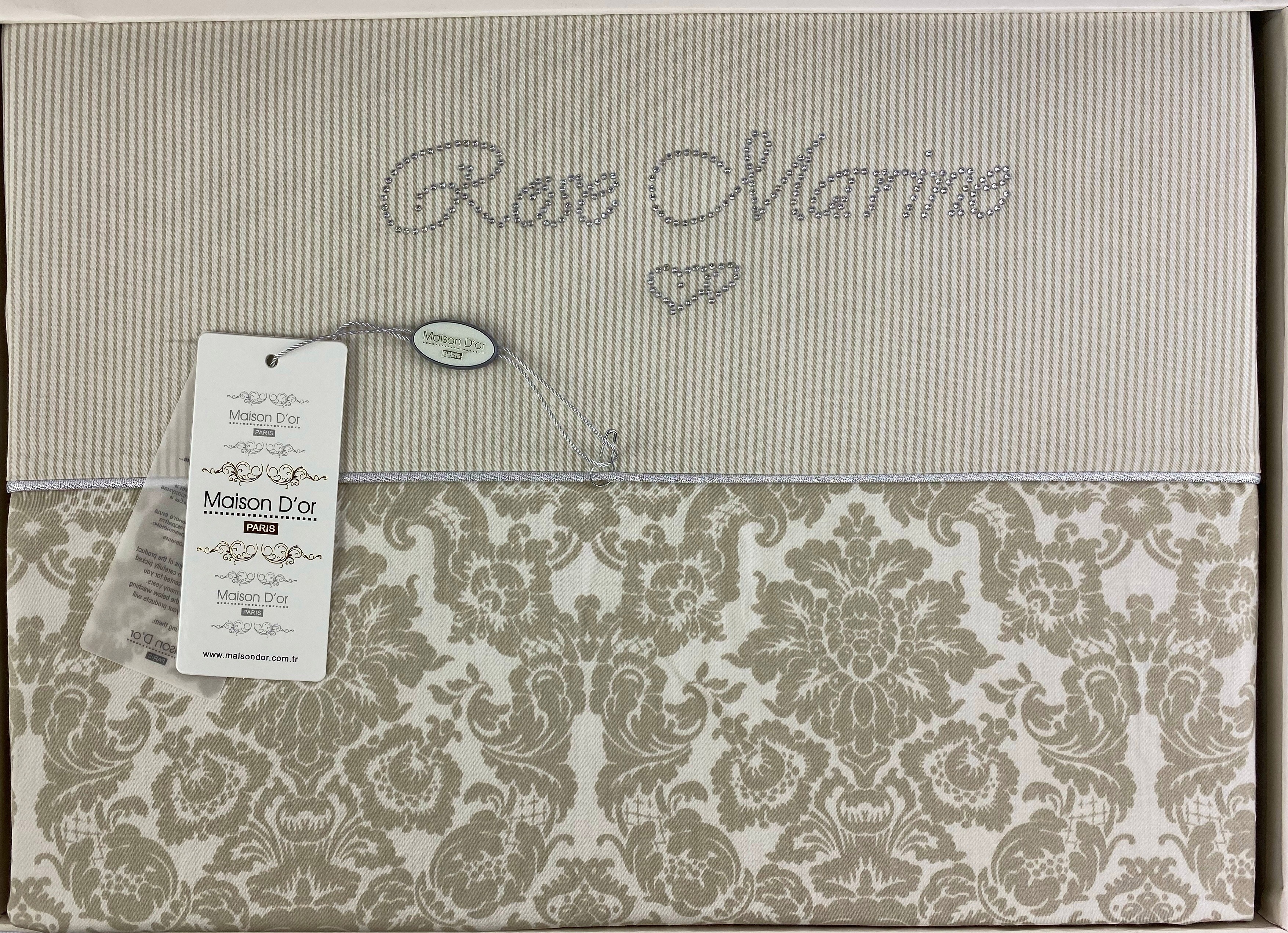 Rose Marine двуспальное постельное белье бежевый