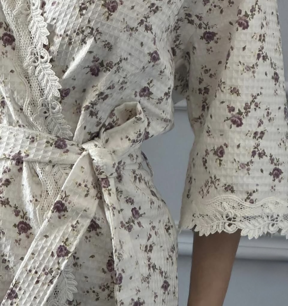 Roses Camile short женский халат розовый