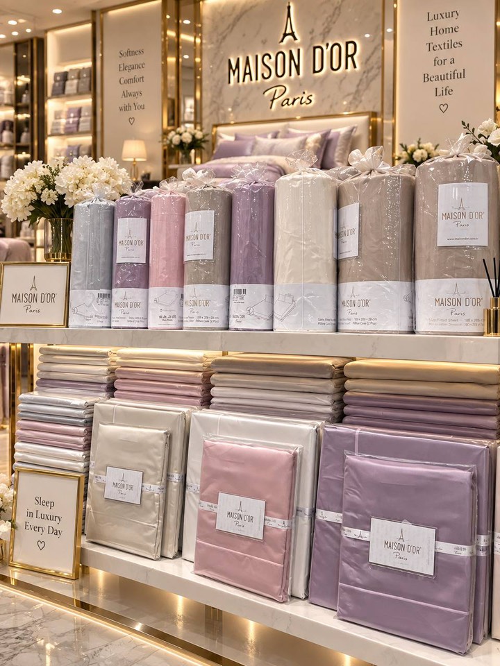 Satin Sheet 180x200+ 28см полутороспальный простынь на резинке с наволочками голубой