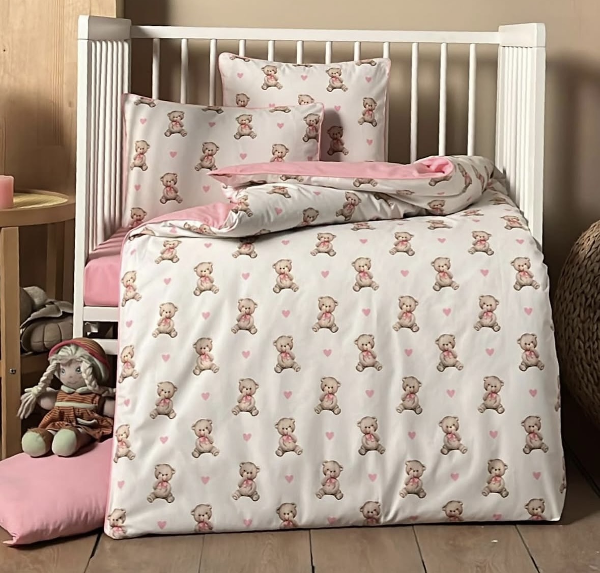 Tommy детское постельное белье розовый