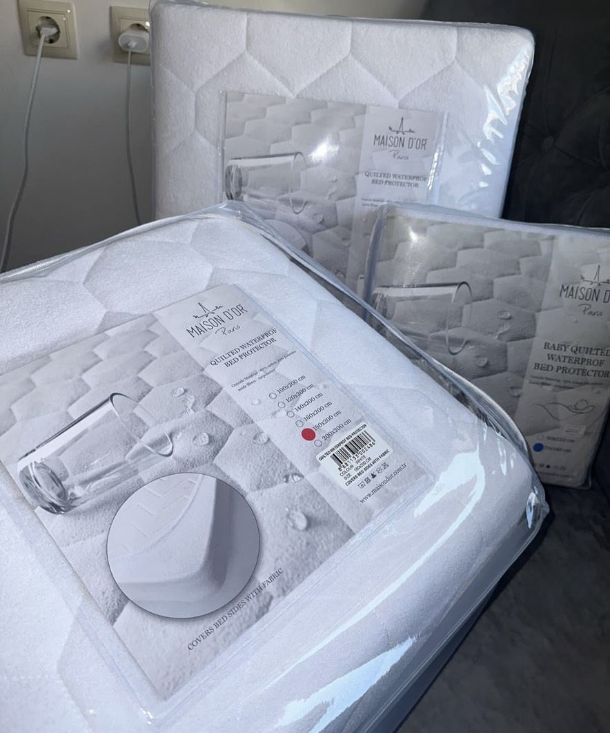 Quilted Waterprof 200×200 см наматрасник белый