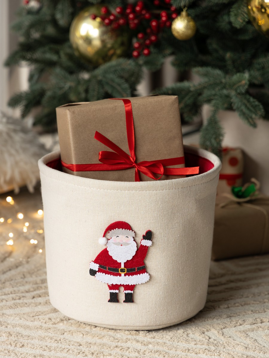 Корзина для хранения новогодняя Юлети (25х20 см)